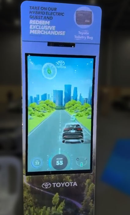 toyota motion race game gamification experiential zone